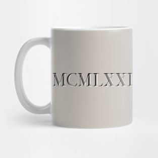 Roman Numeral 1971 Mug